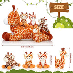 Honoson large mommy giraffe plush toy