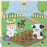 Teodora Oprea Snug Life A Cosy Colouring Book front cover view showing animal artwork