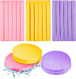 Patelai 120 Pieces Facial Sponge for Estheticians,Blue | Compressed Facial Sponges, Spa Sponges, Face Sponges for Cleansing Bulk, Disposable, Soft Cleansing and Exfoliating - Image 9
