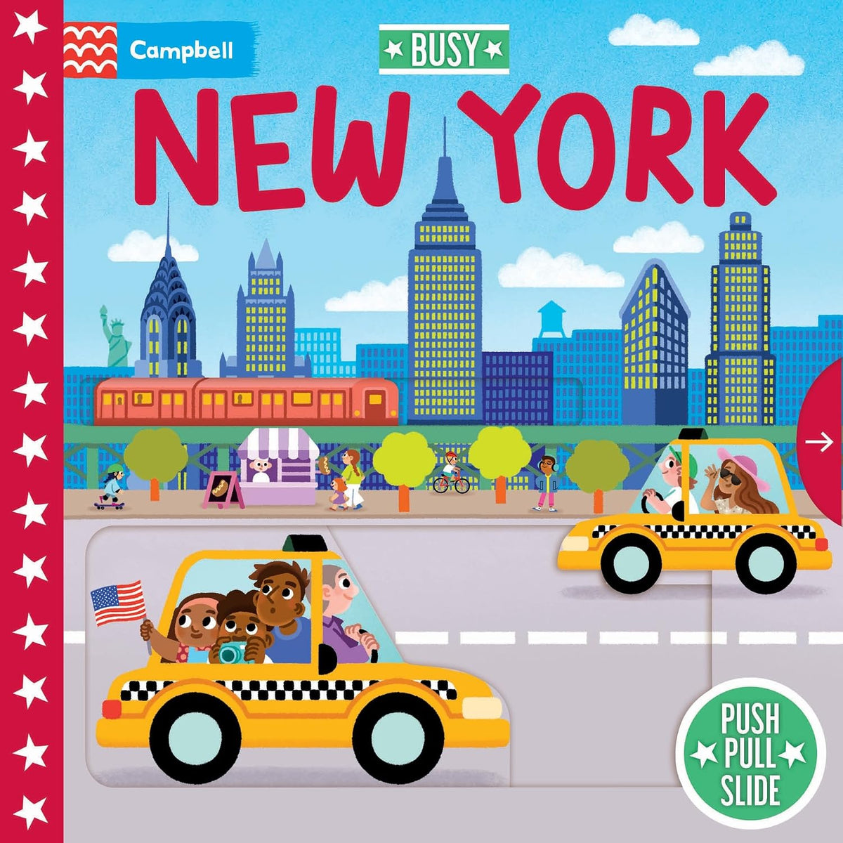 Campbell Books Busy New York board book front view cover