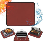 Heat Resistant Mats for Countertop fits Tabletop Grill, 31x24x0.02in, Black | 1022 Fireproof grill mat for countertop/table protection, fits gas/charcoal grills, pizza ovens, fits Blackstone & Ninja - Image 14
