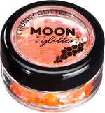 Moon Glitter Iridescent Chunky Glitter 100% Cosmetic Glitter for Face, Body, Nails, Hair and Lips - 0.10oz - Green - Image 15