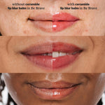 Cocokind unflavored and fragrance free lip blur balm packaging with built in ring cap