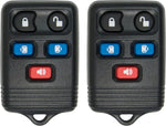 Keyless2Go replacement car key fob front view showing 5 buttons