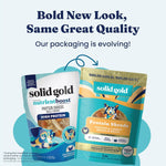 Twelve pack of Solid Gold dog food meal toppers