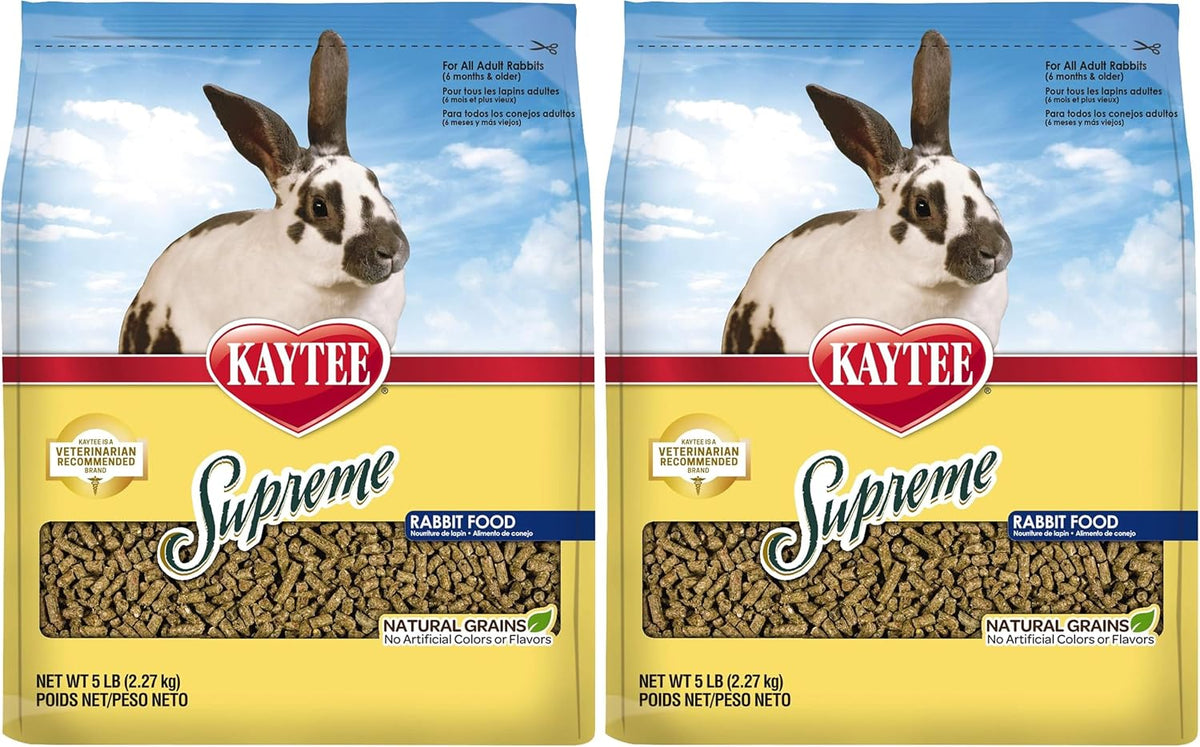 Kaytee Supreme 5 lb bag premium rabbit food for pets