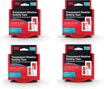 3M Indoor Transparent Weather Sealing Tape, 1.5 in x 30 ft - Image 4