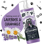 Bugalugs professional vegan dog shampoo and conditioner bottle packaging details