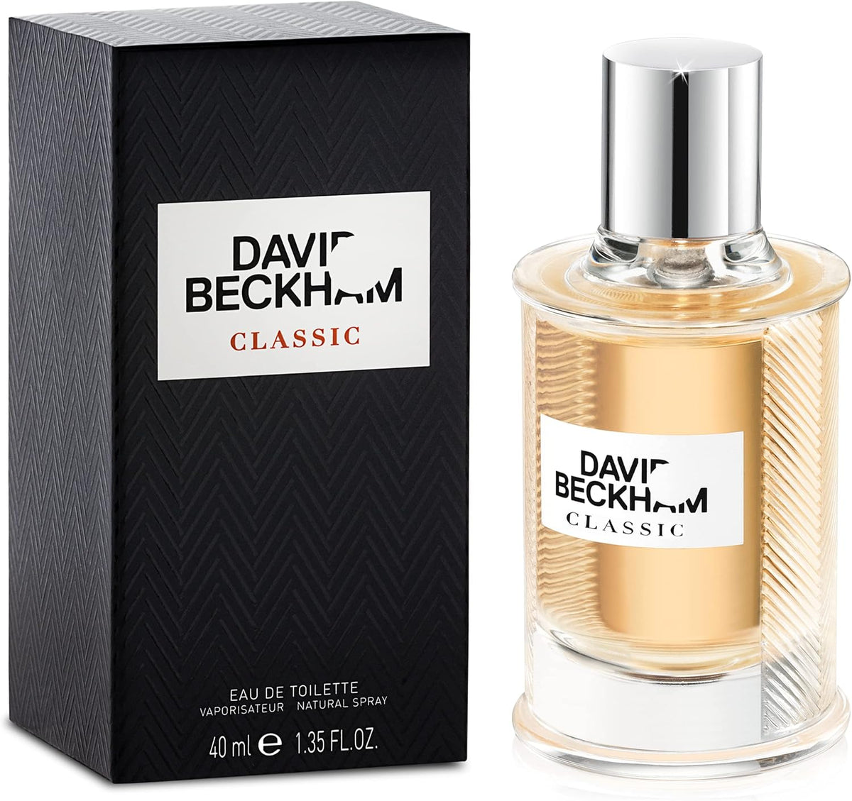 David Beckham Classic perfume bottle angle view