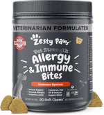 Zesty Paws Allergy Immune Bites - Dog Allergy Chews, Dog Probiotics for Itchy Skin and Ears, Lamb, 90ct - Image 15