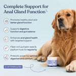 Pawfy dog supplement container showing 30 soft chews