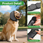 Waterproof dog ear wraps for bathing and grooming