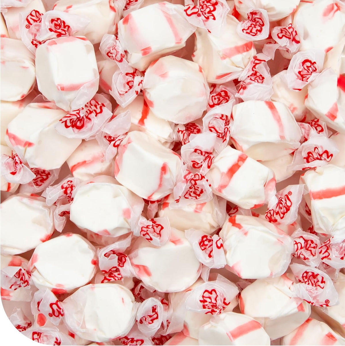 CRAZYOUTLET Salt Water Taffy Peppermint Candy 1 Pound Bag front view authentic USA import