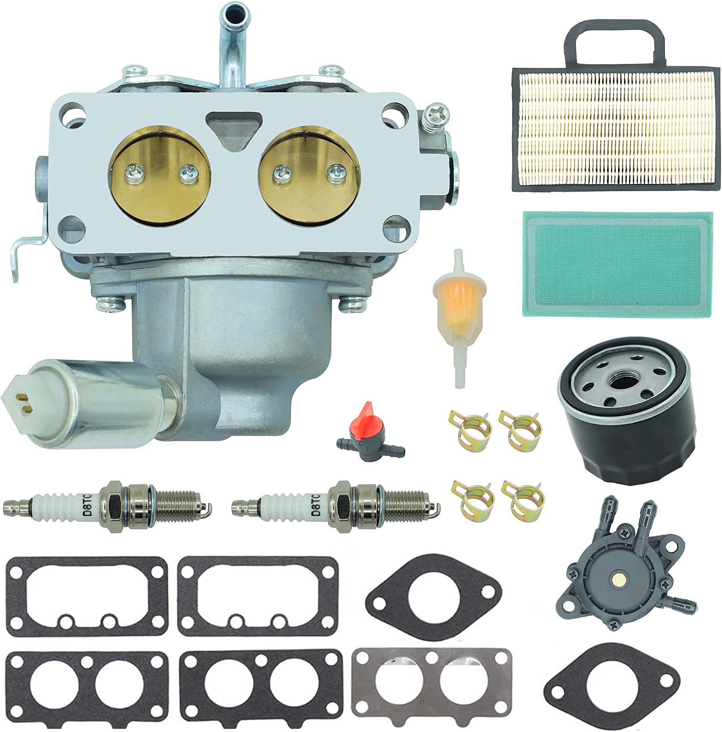 Dabazualy carburetor kit front view lawn mower parts