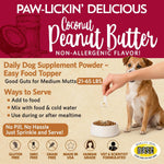 Premium USA imported Fidobiotics powder supplement for puppy gas relief.