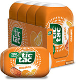 Tic Tac Orange 4-pack front view showcasing imported packaging.