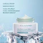 Clarins Cryo-Flash Face Mask texture and gel cream consistency