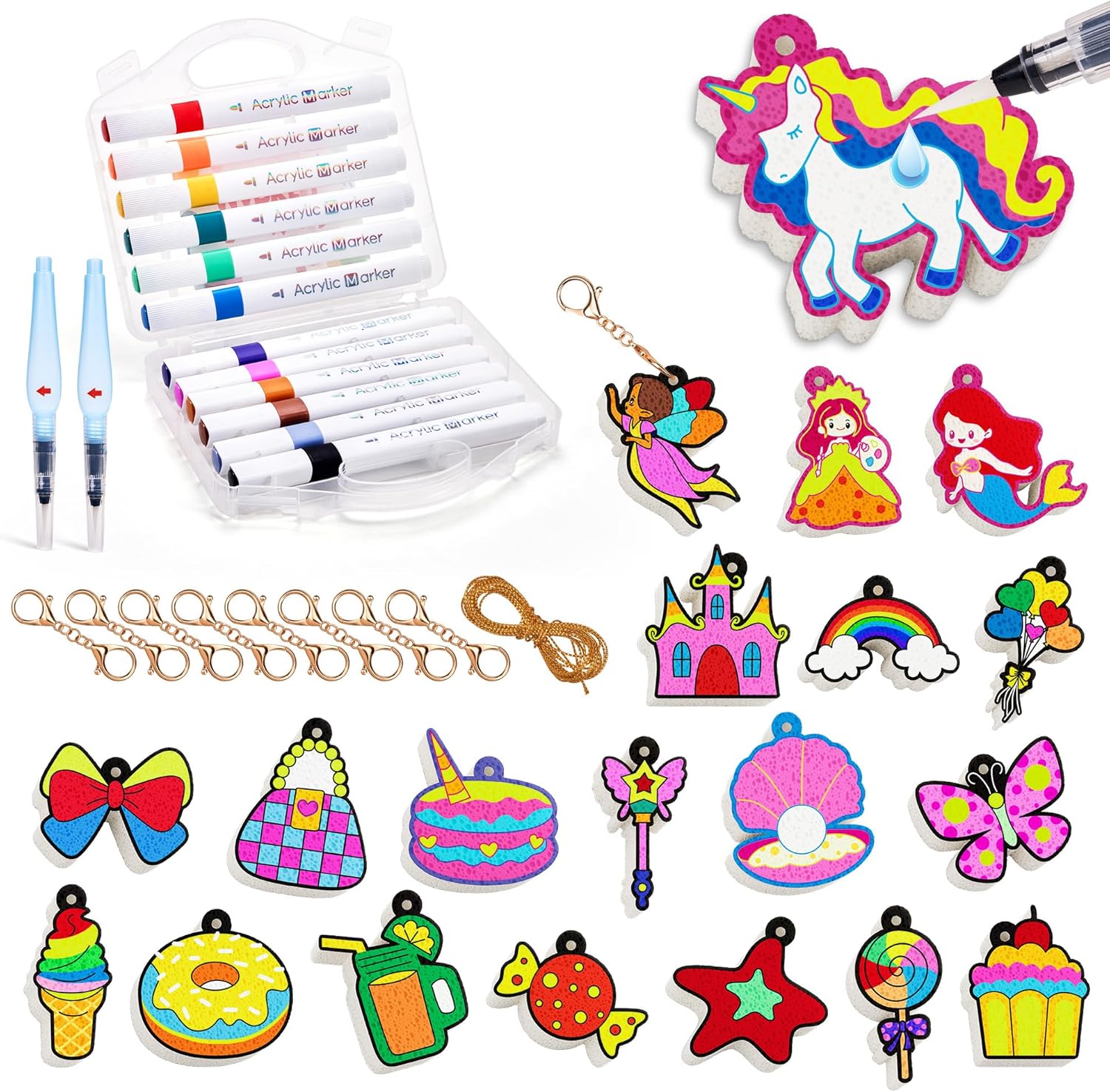 JoyCat Kids DIY Magic Puffy Texture Painting Kit front view