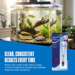 Penn-Plax aquarium thermometer green safe zone detail