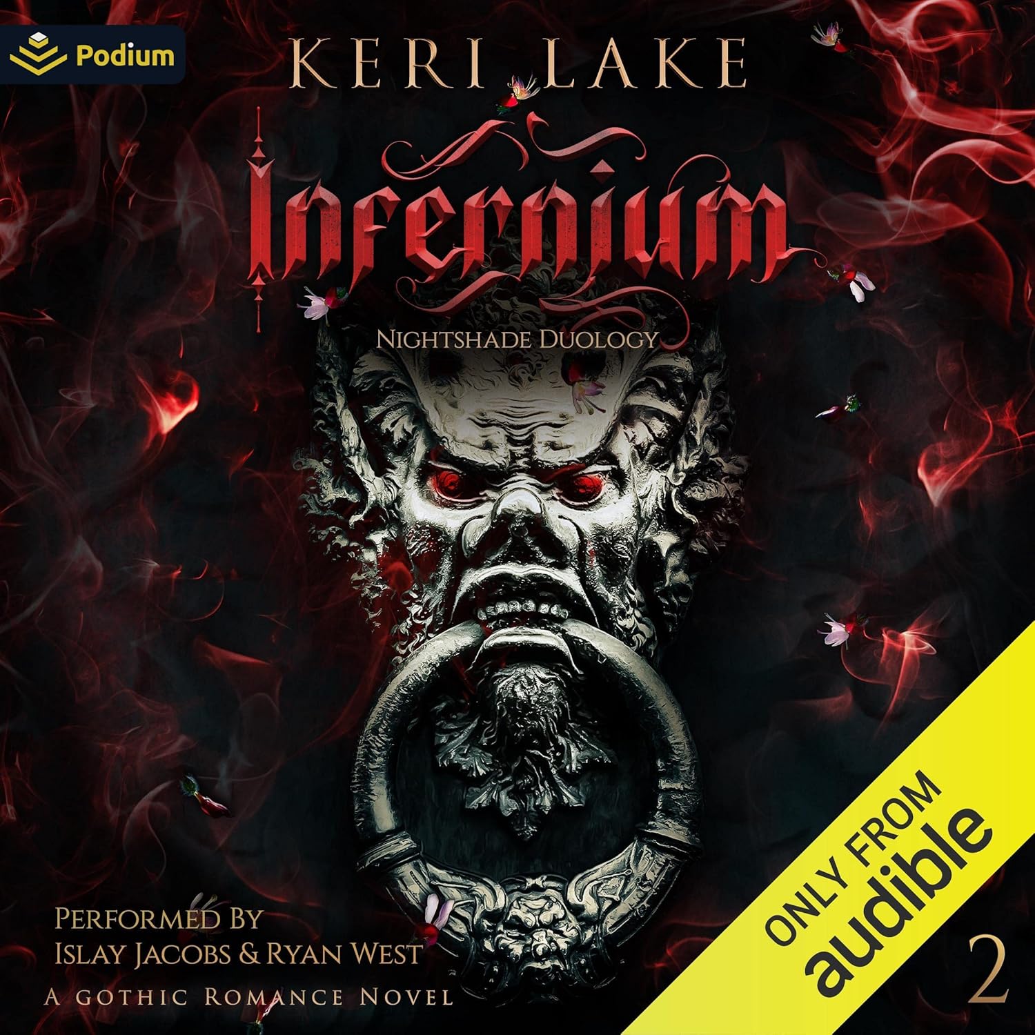 Keri Lake Infernium Nightshade Duology Book 2 audiobook cover art front view