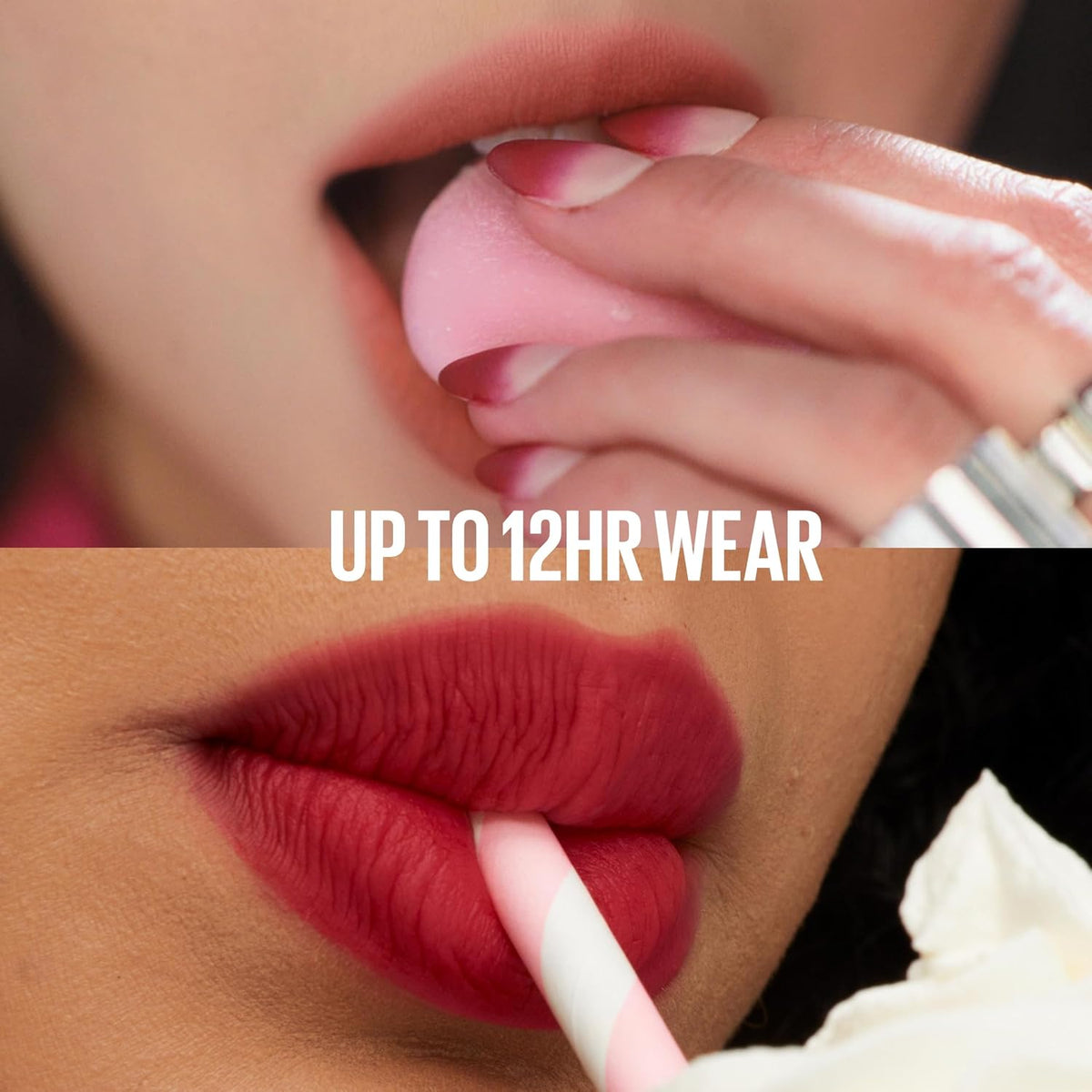 Side profile of Maybelline Super Stay Teddy Tint bottle