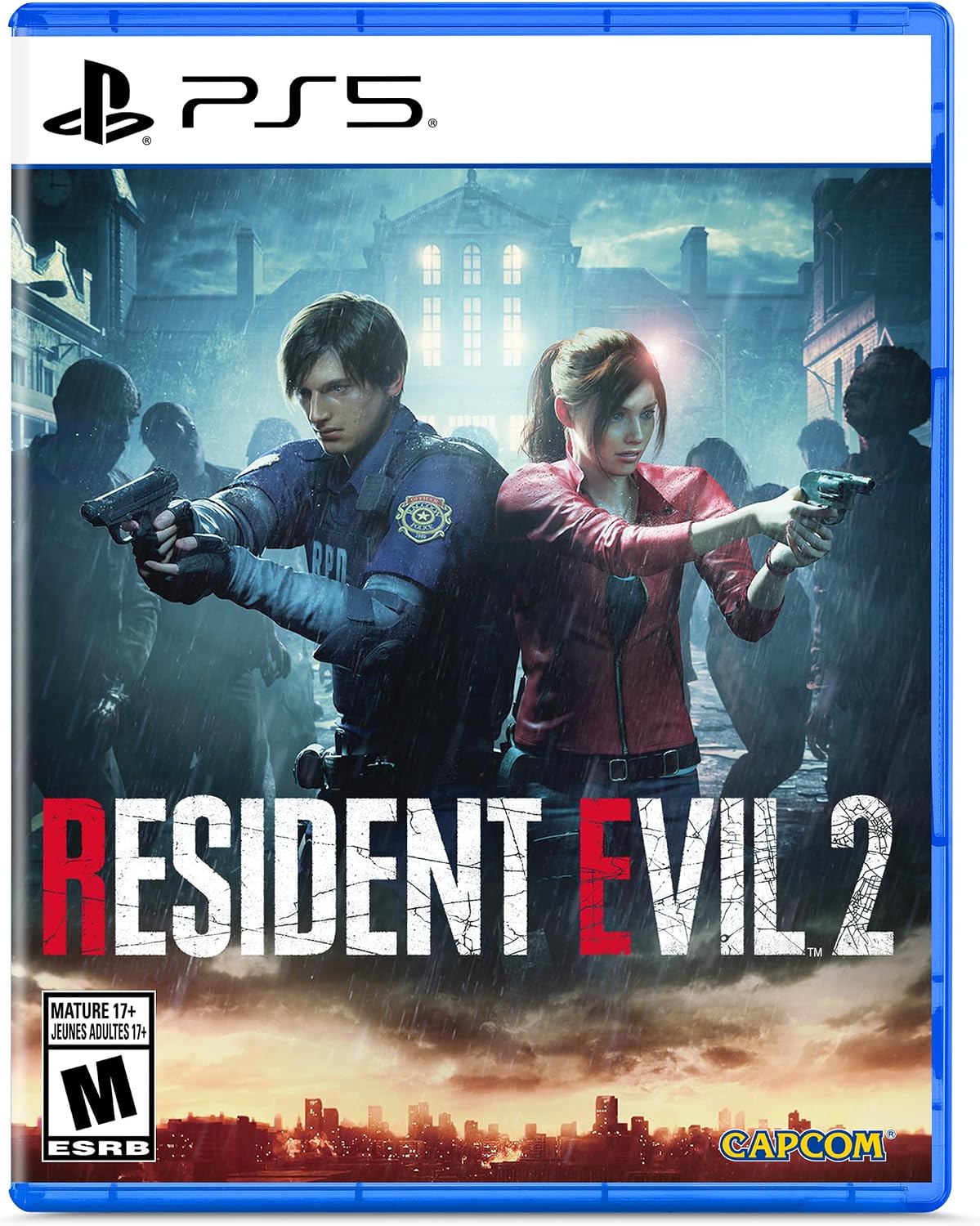 Capcom Resident Evil 2 PlayStation 5 front cover box art
