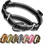 Kazazoo Martingale Collar for Dogs with Quick Release Buckle Adjustable Soft Durable Dog Collar for Medium Dogs No Pull Training Dog Collars-Black Sunflower M - Image 13