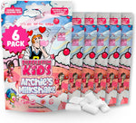 Blue raspberry flavored healthy teeth chewing gum pouch display