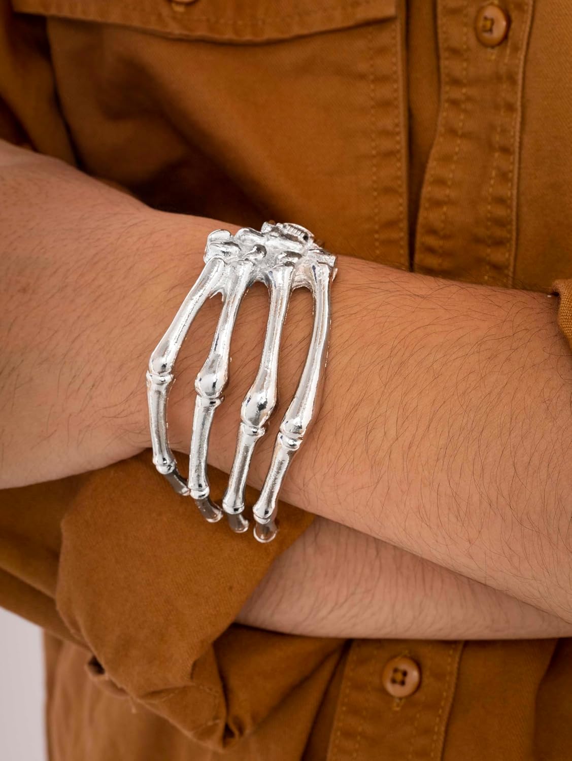 HAQUIL alloy steel gothic bracelet side profile