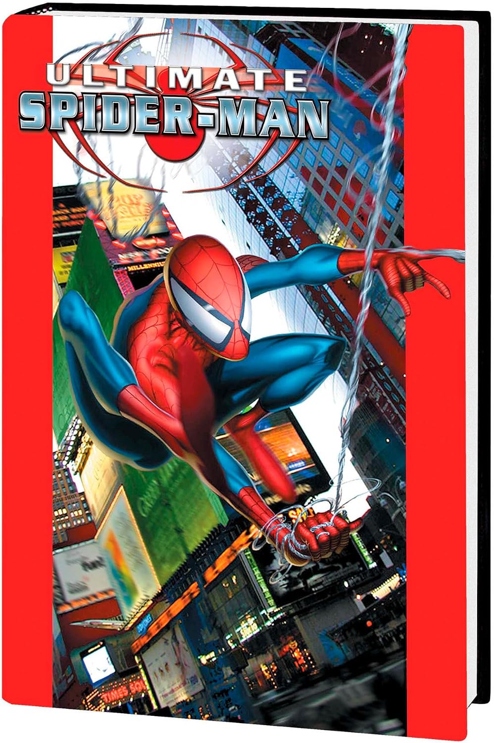 Brian Michael Bendis Ultimate Spider Man Omnibus Vol 1 Hardcover front view collectible comic book