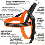 ComfortFlex Sport harness reflective features for safety