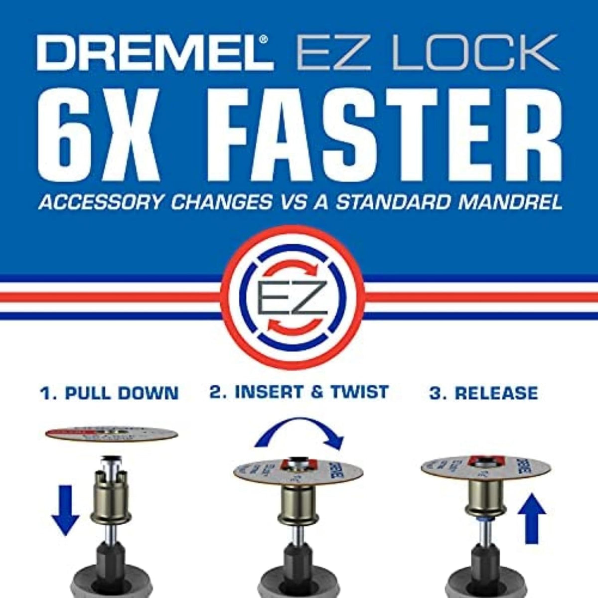 Dremel cutting wheels pack of 12 displayed on workbench