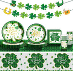 Baolaiballoon St. Patrick's Day tableware set front view