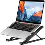 BESIGN LS01 Pro ergonomic laptop stand front view adjustable plastic riser for desk setup