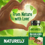 NATURELO cognitive support supplement packaging lifestyle angle