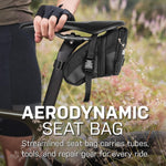 Topeak Aero Wedge Pack medium side profile showing aerodynamic shape