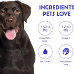 Wonder Paws anti shedding and anti itching dog supplement packaging