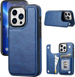 Wallet Case Compatible with iPhone 13 pro 6.1",Slim Protective case with Card Holder,Premium PU Leather Kickstand Card Slots Case with Double Magnetic Clasp for iPhone13pro(6.1")-Rose Red - Image 11