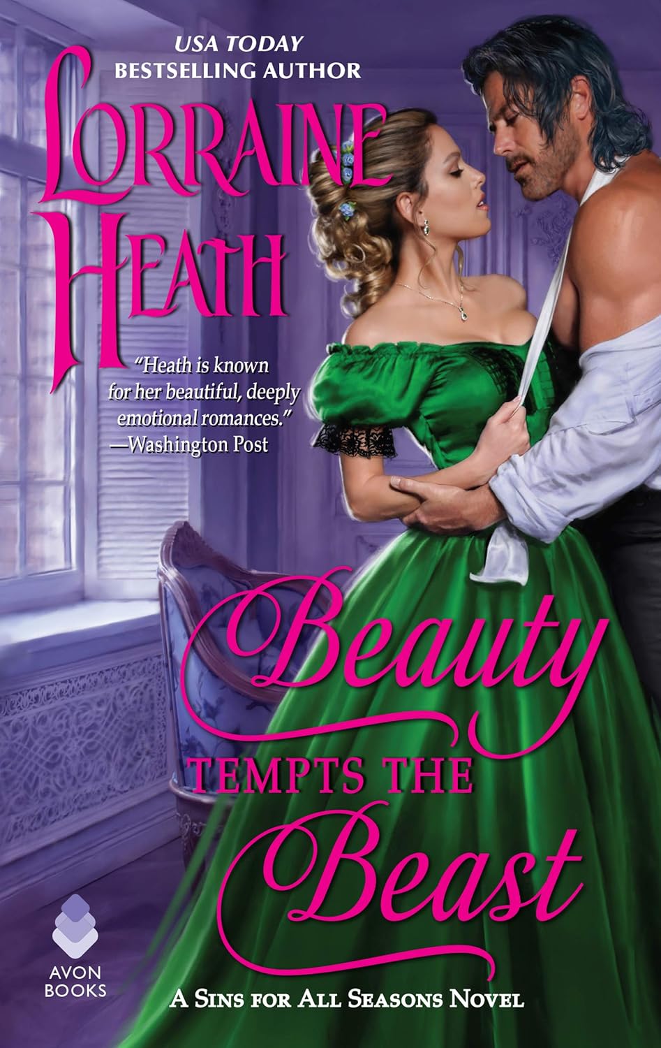 Lorraine Heath Beauty Tempts the Beast book front cover historical romance novel