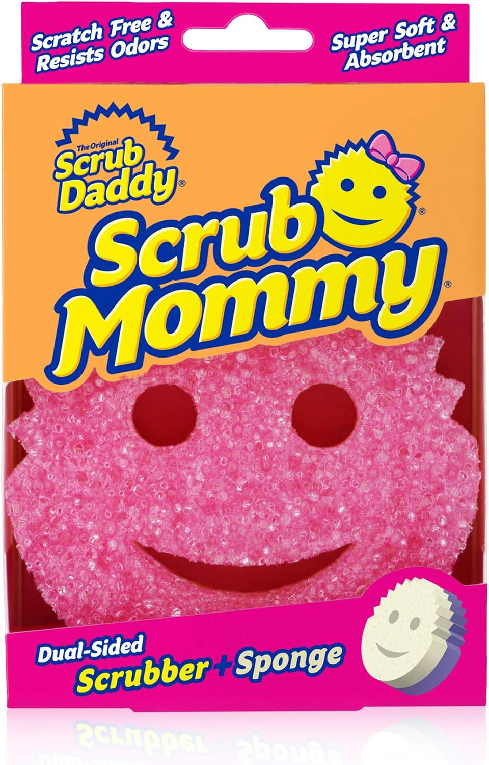 Scrub Daddy Scrub Mommy front view dual sided sponge
