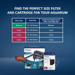 Aqueon aquarium filter internal pump and impeller assembly