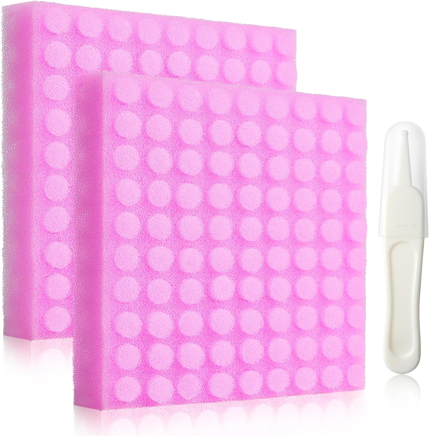 EFGWXYZ replacement nasal aspirator filters with purple box and tweezers