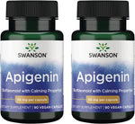 Swanson Apigenin Supplement for Sleep Support, 50 mg, 90 Vegan Caps - Image 9