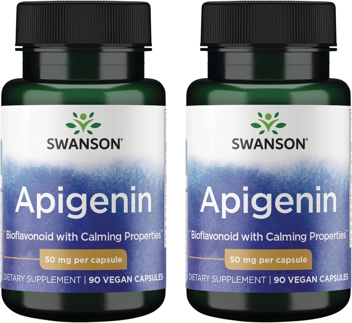 Swanson Apigenin Supplement for Sleep Support, 50 mg, 90 Vegan Caps - Image 9