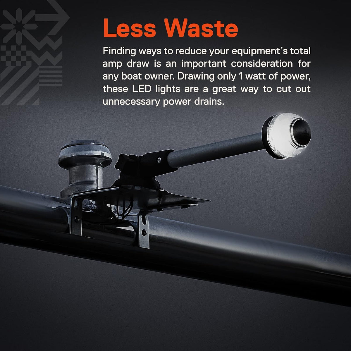 Online Led marine anchor light waterproof housing detail