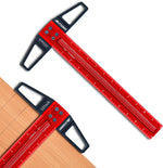 12, 24, 31, 39 in Precision Ruler Square T-Shaped Woodworking Scriber Measuring Tool, Aluminum Alloy Architect Ruler for Carpenter Work, T Type Wood Layout and Measuring Tools (31 inch) - Image 11