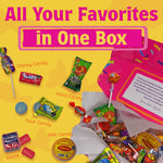 Close up of vibrant talavera style packaging on Que Padre candy box