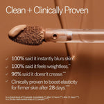 Ilia Skin Blur Serum Concealer application on under-eye area