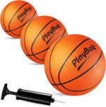 PlayBolt Size 3 Mini Basketballs pack of 3 front view
