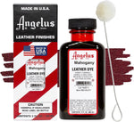 Angelus leather dye box and jar